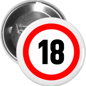 Placka k narozeninám 18 let