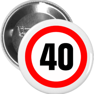 Placka k narozeninám 40 let