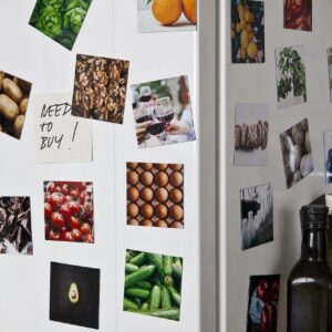 Fotka na lednici s magnetem